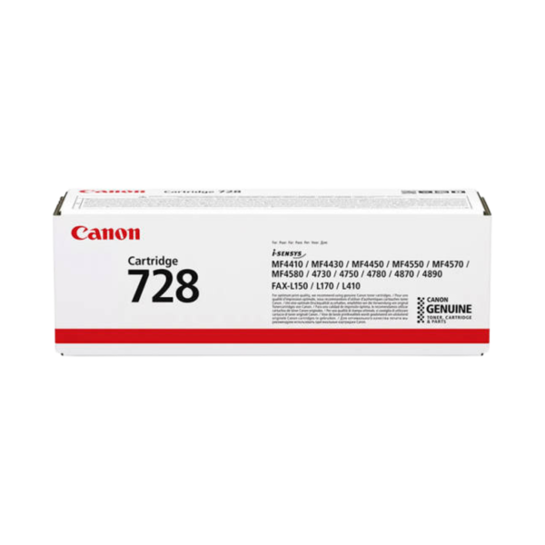 Canon 728 Black Toner Cartridge