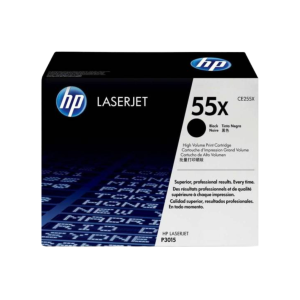 HP 55X Black High Yield Original LaserJet Toner Cartridge