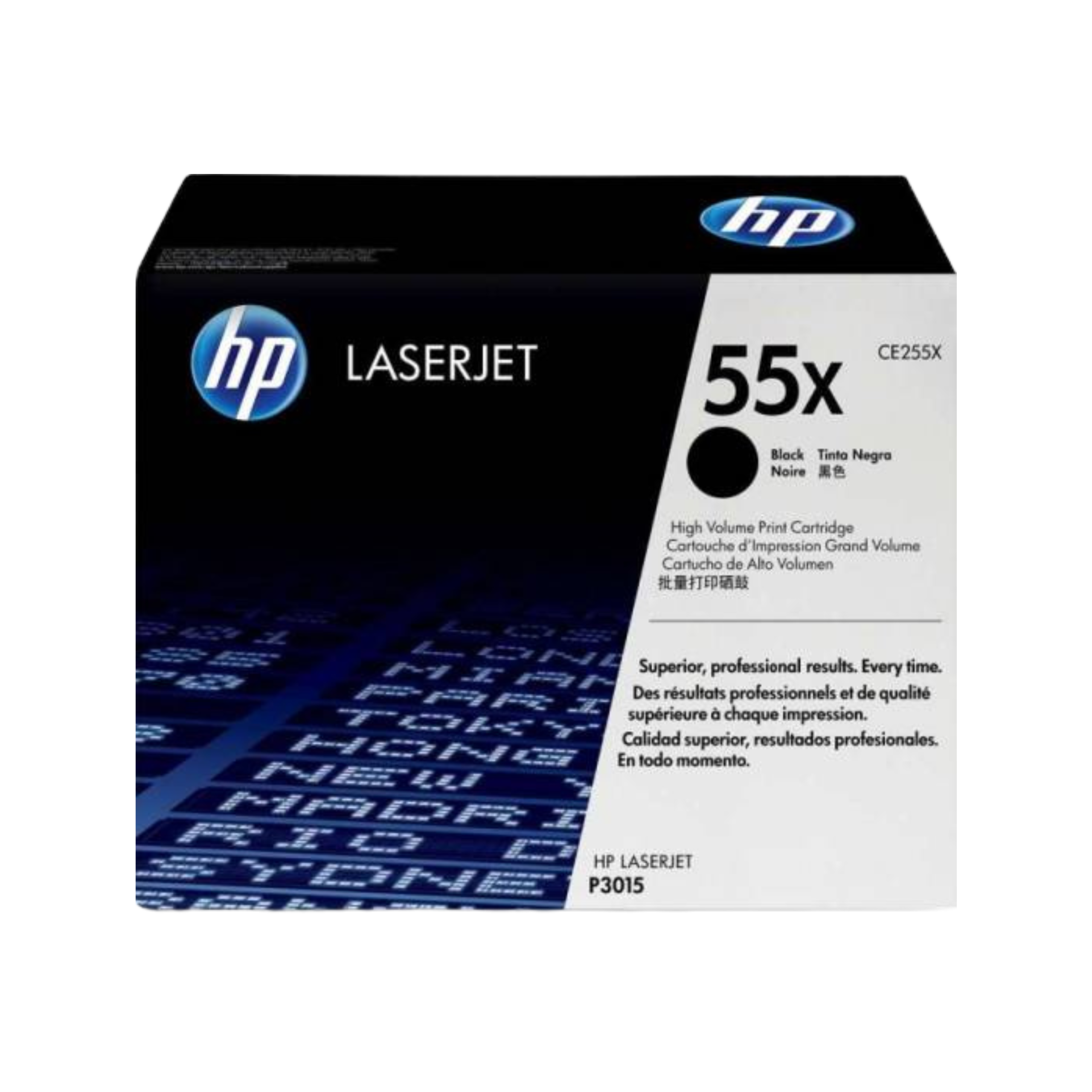 HP 55X Black High Yield Original LaserJet Toner Cartridge