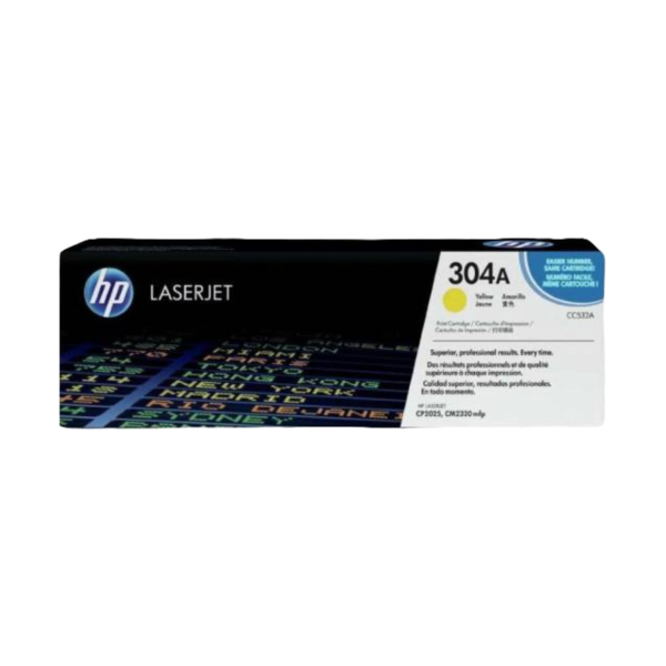 Toners HP 304A Yellow Original LaserJet Toner Cartridge