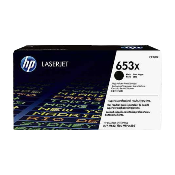 HP 653X High Yield Black Original LaserJet Toner Cartridge