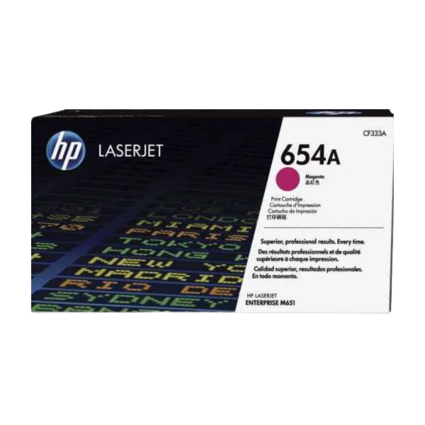 Toners HP 654A Magenta LaserJet Toner Cartridge