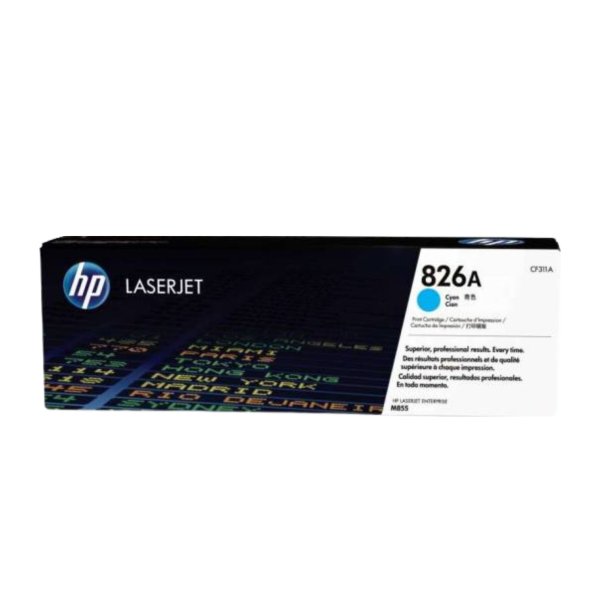 HP 826A Cyan LaserJet Toner Cartridge