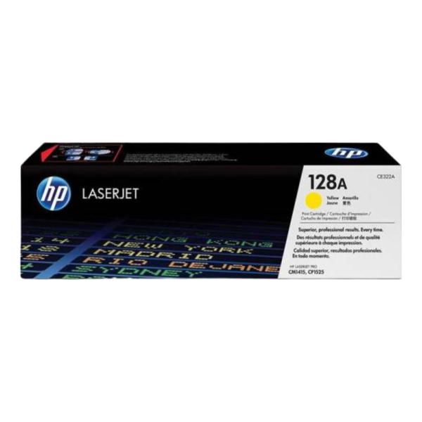 HP 128A Yellow LaserJet Toner Cartridge